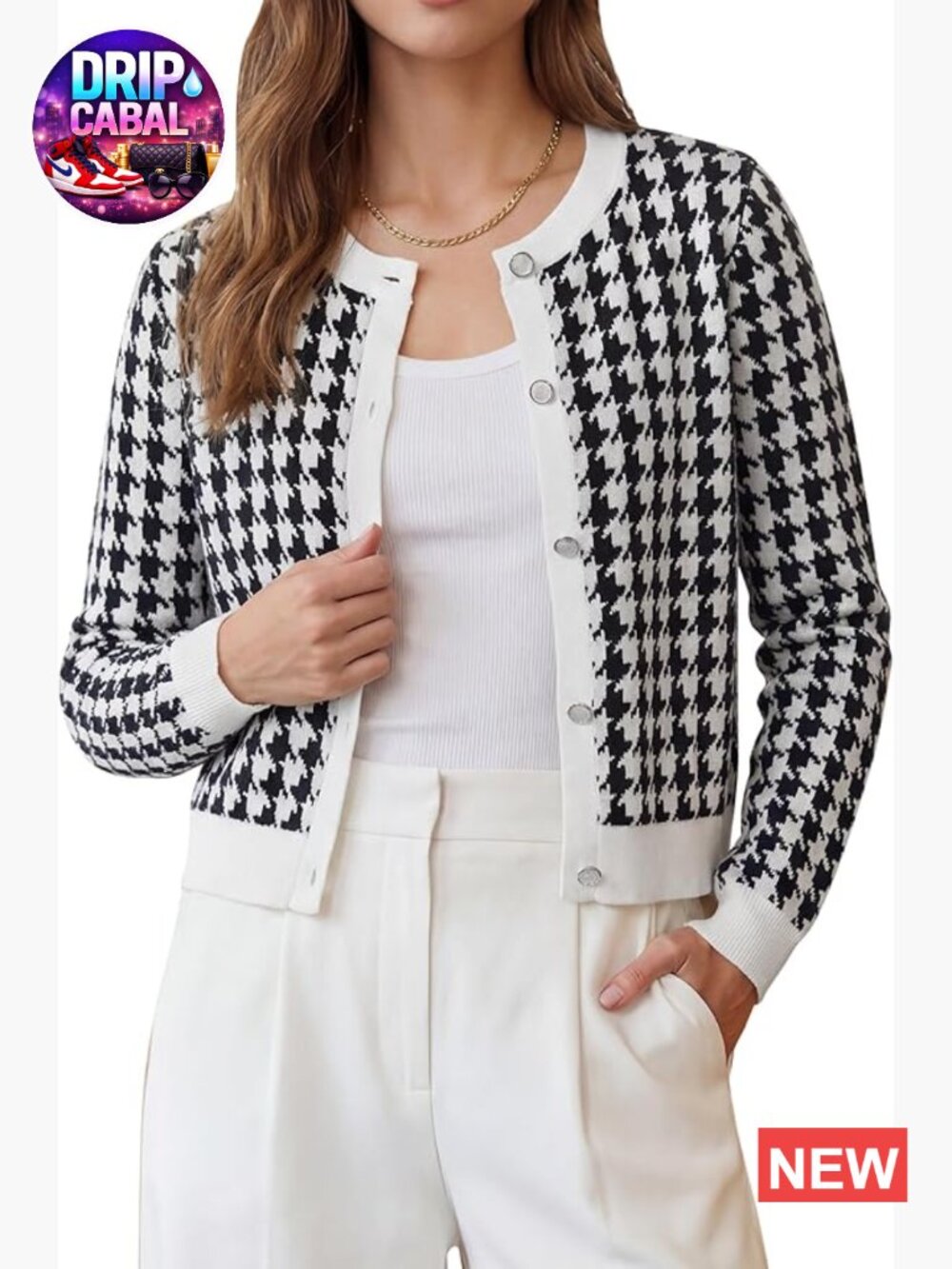 100% Cotton Cropped Button Up Cardigan Lightweight Business Casual